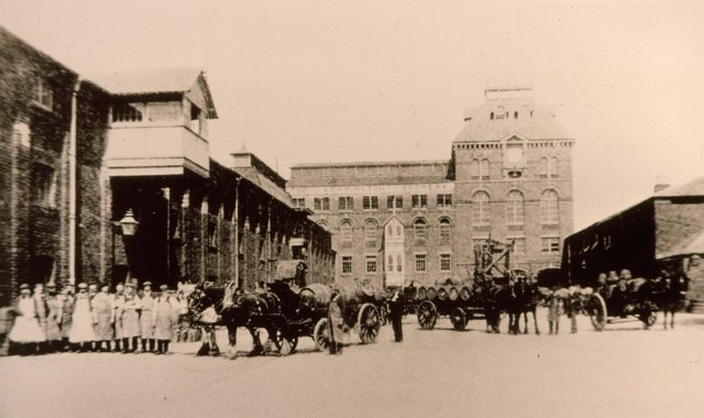 Brewery and workers